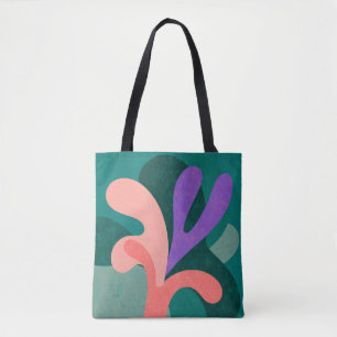 Sac fourre-tout à forme florale moderne – Botanica