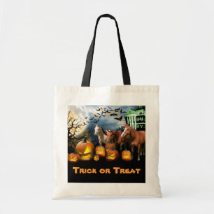 Sac fourre-tout à Halloween de cheval