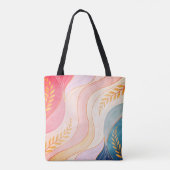 Sac fourre-tout à impression complète abstrait pas (Dos)