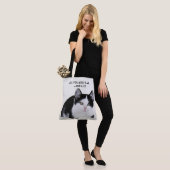 Sac fourre-tout à impression complète de chaton no (Sur le modèle)
