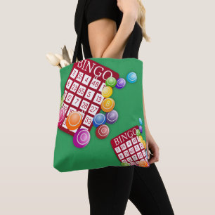 Sac fourre-tout à impression de cartes et de