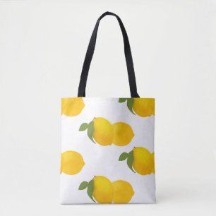 Sac fourre-tout à impression de citron