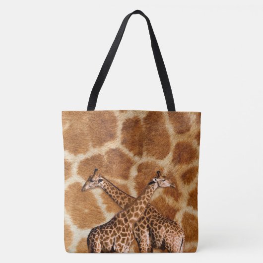 Sac fourre-tout à impression de la girafe 1A tout (Devant)