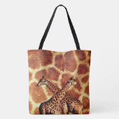 Sac fourre-tout à impression de la girafe 1A tout (Dos)