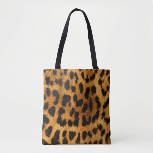 Sac fourre-tout à impression de peau de léopard de (Devant)