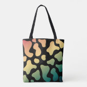 Sac fourre-tout à impression de vache esthétique (Dos)