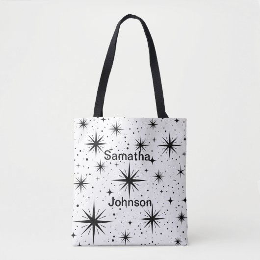 Sac fourre-tout à impression d'étoiles (Devant)