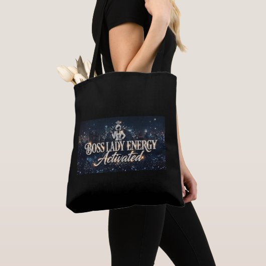 Sac fourre-tout à impression intégrale Boss Lady F (De près)