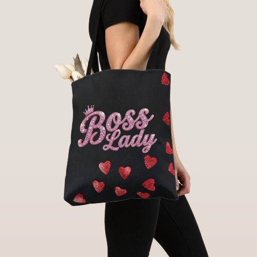 Sac fourre-tout à impression intégrale Boss Lady H (De près)