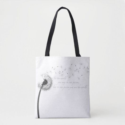 Sac fourre-tout à impression intégrale Dandelion I (Devant)