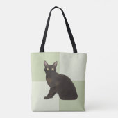 Sac fourre-tout à impression intégrale de chat bir (Dos)