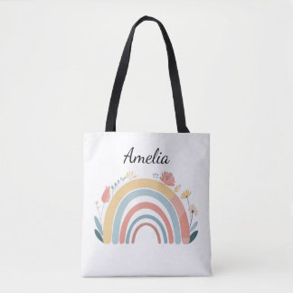 Sac fourre-tout à impression intégrale Floral Boho