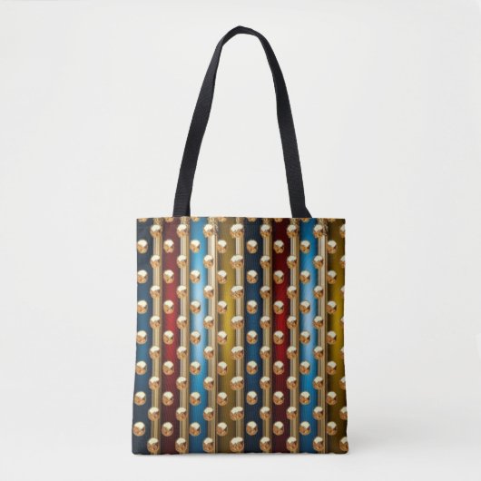Sac fourre-tout à impression intégrale, moyen Le c (Devant)