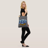 Sac fourre-tout à impression intégrale, sac à band (Sur le modèle)