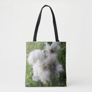Sac fourre-tout à impression - lapin angora
