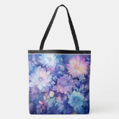 Sac fourre-tout à impression multi fleurs de pivoi (Devant)