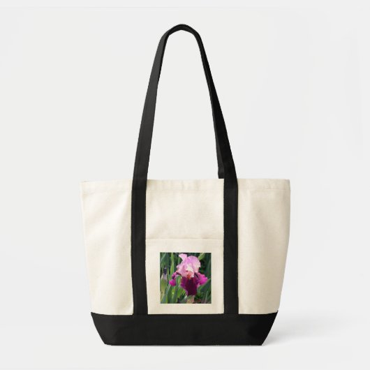 Sac fourre-tout à impulsion florale en iris rose b (Devant)