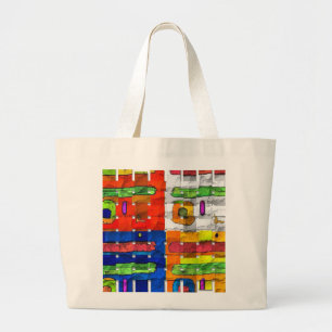 Sac fourre-tout à la toile des femmes colorées