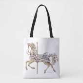 Sac fourre-tout à l'encre à dessin de cheval de (Devant)