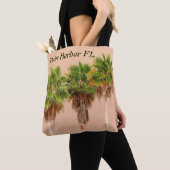 Sac fourre-tout à l'épaule à trois paumes (De près)