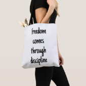 Sac fourre-tout à l'épaule Liberté (De près)