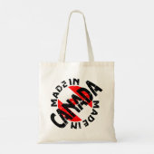 Sac fourre-tout à l'étiquette Made In Canada (Dos)