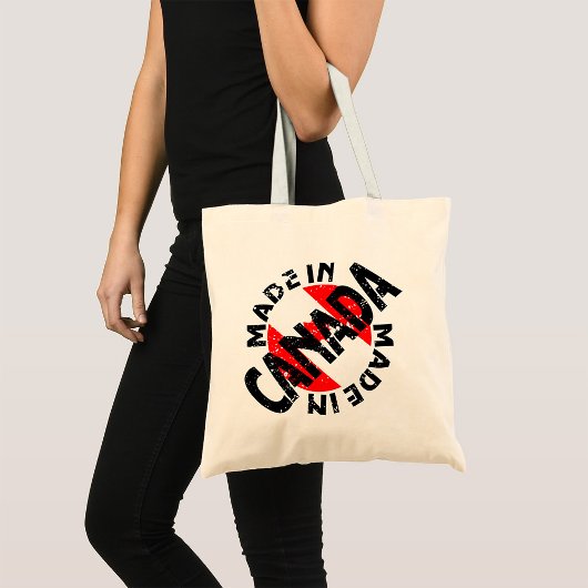 Sac fourre-tout à l'étiquette Made In Canada