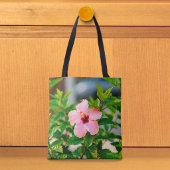 Sac fourre-tout à l'hibiscus rose