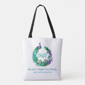 Sac fourre-tout à logo de famille de BWL (Dos)