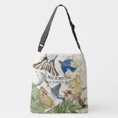 Sac fourre-tout à mite de colibri de papillon (Dos)
