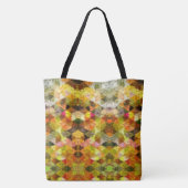 Sac fourre-tout à monogramme abstrait tendance (Dos)
