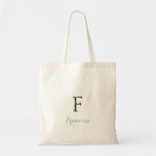 Sac fourre-tout à monogramme avec motif de lierre