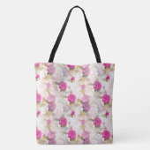 Sac fourre-tout à monogramme de Rose tendance (Dos)