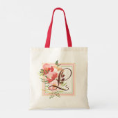 Sac fourre-tout à monogramme en bouquet encadré (Dos)