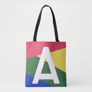Sac fourre-tout à monogramme et blocs de couleurs