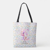 Sac fourre-tout à monogramme floral Evelyn avec do (Dos)