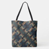 Sac fourre-tout à monogramme fractal chic (Dos)