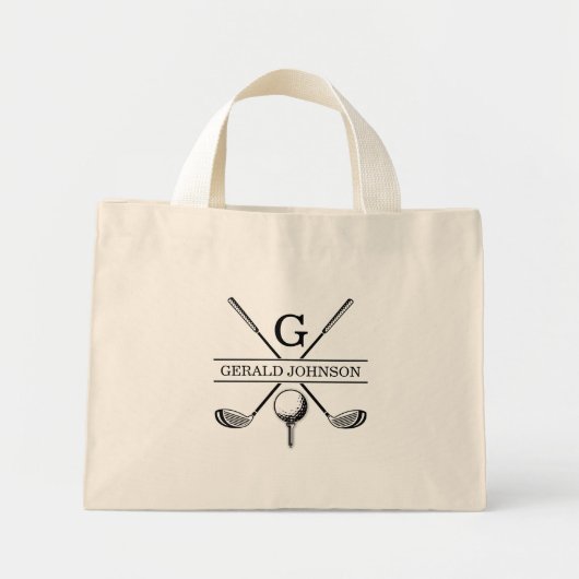 Sac fourre-tout à monogramme modèle de design de g (Devant)