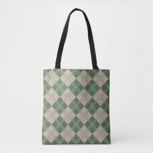 Sac fourre-tout à motif Argyle