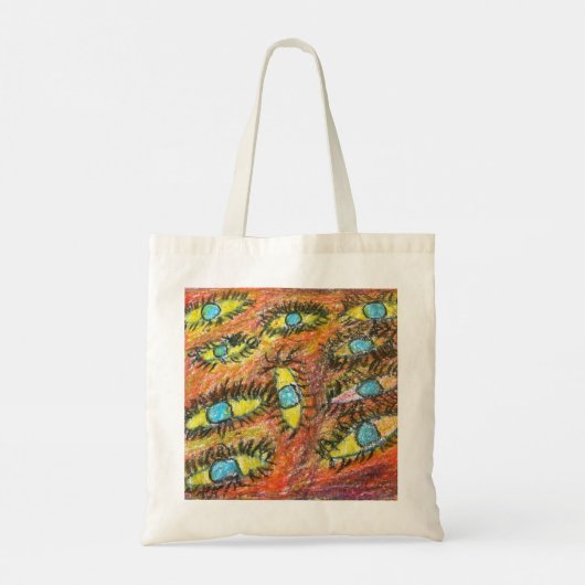 Sac fourre-tout à motif artistique (Dos)