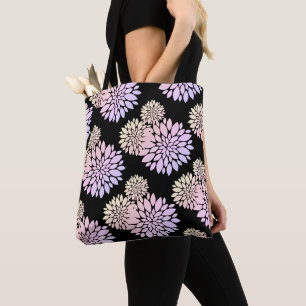 Sac fourre-tout à motif de fleurs Pastel Petals