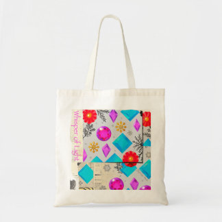 Sac fourre-tout à motif de gemme coloré - Chuchote
