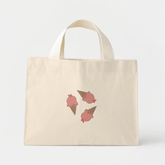 sac fourre-tout à motif de glace (Devant)