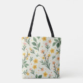sac fourre-tout à motif floral (Dos)