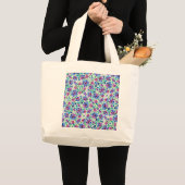 Sac fourre-tout à motif floral abstrait (Devant (produit))
