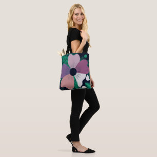 Sac fourre-tout à motif floral coloré – Flo modern