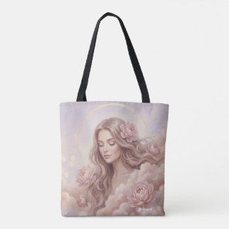 Sac fourre-tout à motif floral élégant