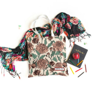 Sac fourre-tout à motif floral Own It