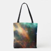 Sac fourre-tout à motif galaxie (Dos)