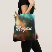 Sac fourre-tout à motif galaxie (De près)